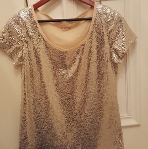 Silver shirt